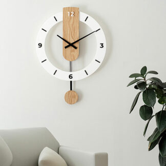 Modern Simple  Silent Swing Wall Clock
