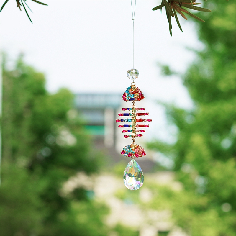 Colored Rhinestone Wind Pendants Sun Catcher - Image 2