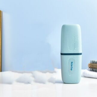 Toothbrush Cup Mouthwash Portable Travel Toothbrush Organizer