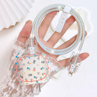 USB Cable Winder Spiral Protection Cover