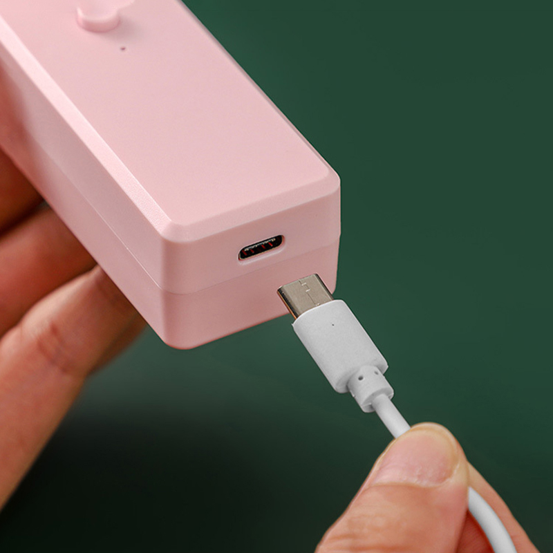 USB Chargable Mini Bag Sealer 2 IN 1 Plastic Bags Vacuum Heat Sealer - Image 3