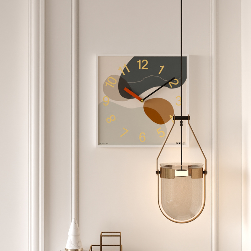 Nordic Style Home Decor Creative Silent Wall Clock