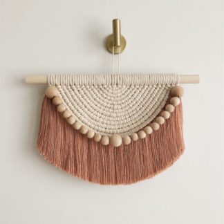 Chic Cotton Hand Weaving Macrame Wall Hanging Bohemian Style