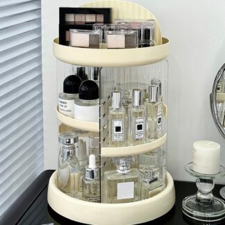 360 Rotating Spinning Makeup Organizer Multi-Layer Large Capacity