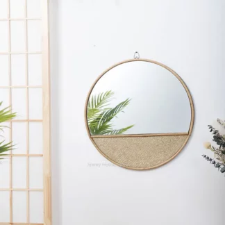 Nordic Style Round Wall Mirror  Home Decorative