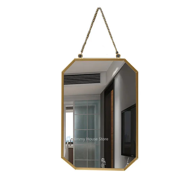 Nordic Style Rectangle Wall Hanging Mirror Room Decoration - Image 4