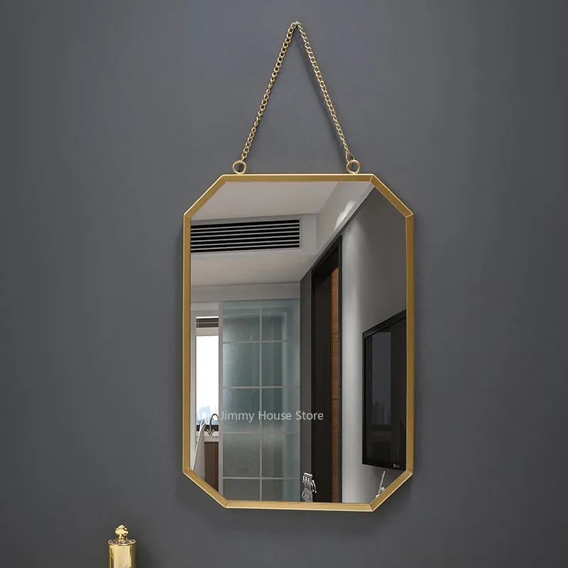Nordic Style Rectangle Wall Hanging Mirror Room Decoration