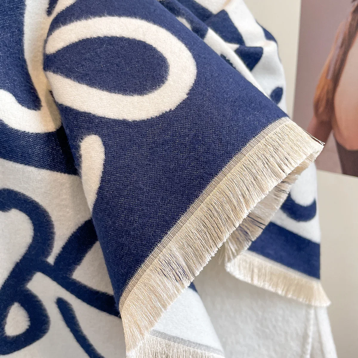 Warm Cashmere Luxury Print Women Scarf - Image 4