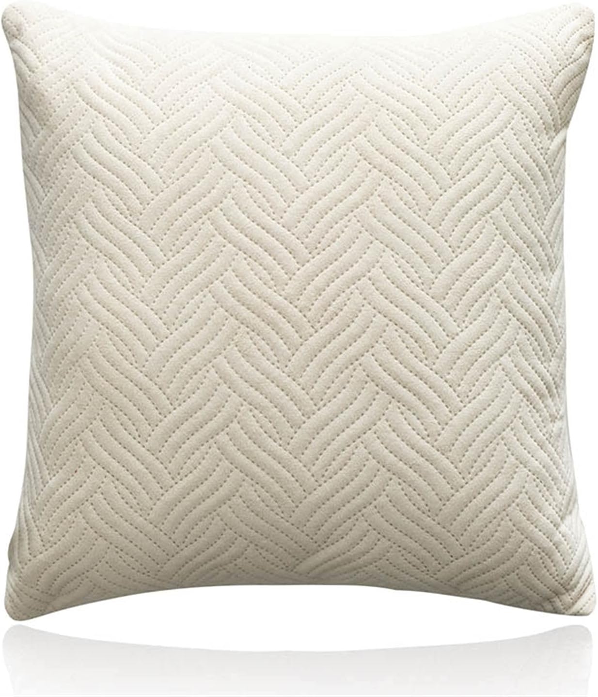 Set of 3 Quilted Velvet Pillowcase Home Decor, 45CM - Image 4