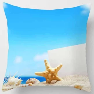 Set of 3 Beach Vibe Printing Pillowcases Cushion Cover, 45x45cm