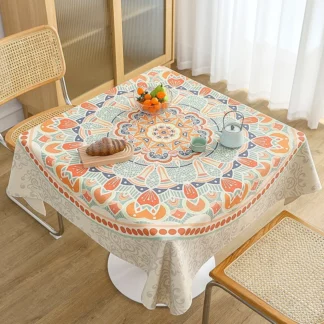 Boho Ethnic Style Tablecloths Home Square Decorative Tablecloths
