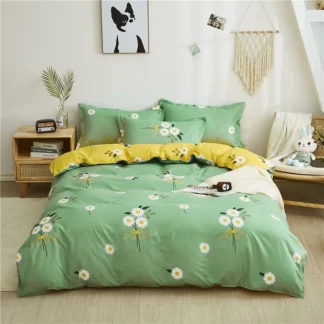 Cute Cartoon Print Duvet Cover 220x240 Lovely Pattern
