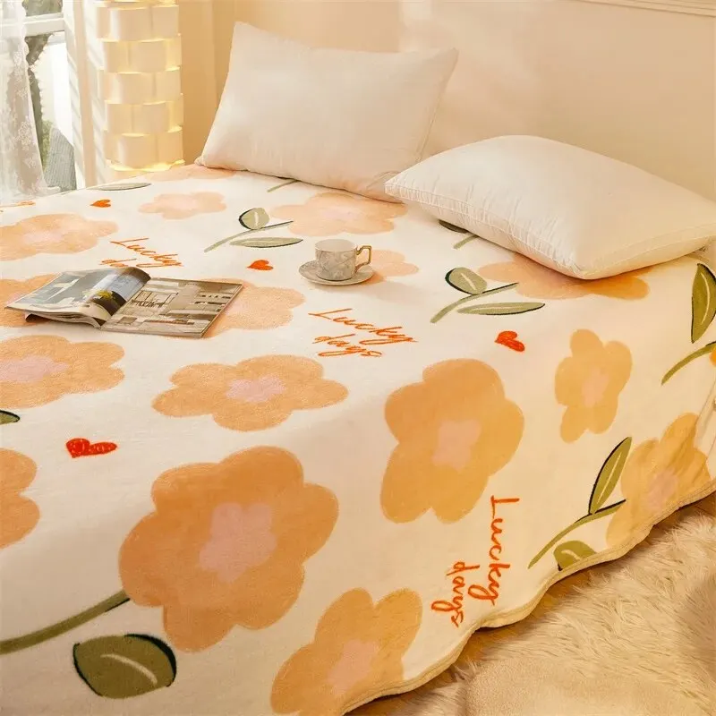 Foral Cuddly Cosy Soft Warm Fleece Sofa Blanket - Image 2