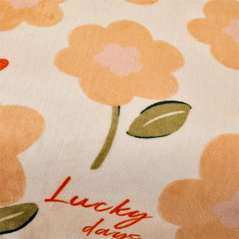 Foral Cuddly Cosy Soft Warm Fleece Sofa Blanket - Image 3