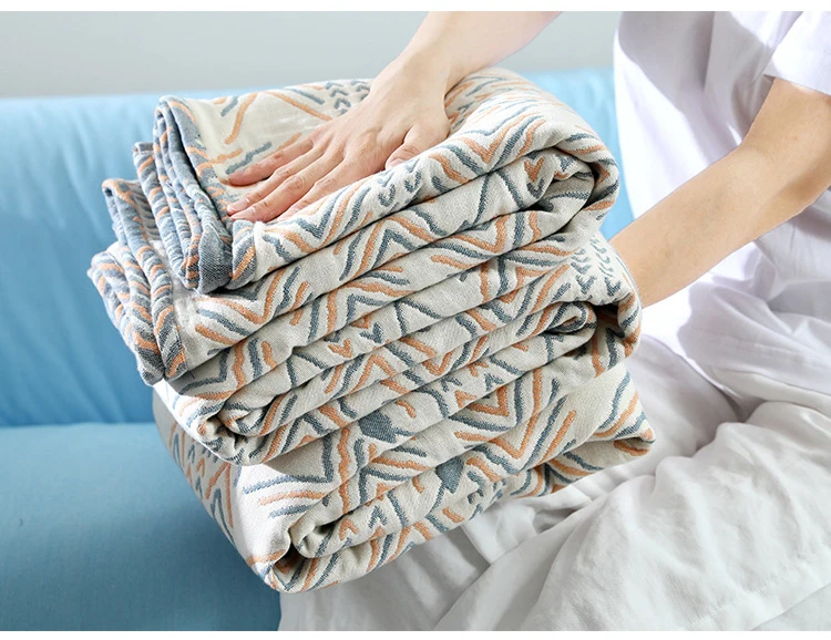 Bohemian Indian Totem Cotton Throw Blanket Quilt Decoration - Image 6