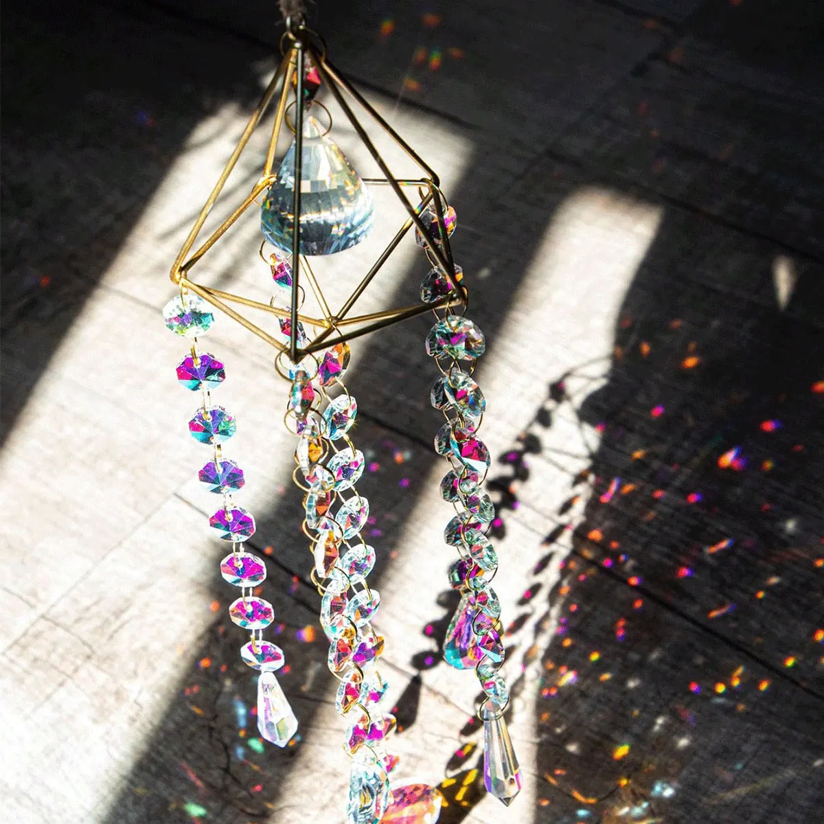 Dream Crystal Wall Hanging Wind Chime Suncatcher - Image 2