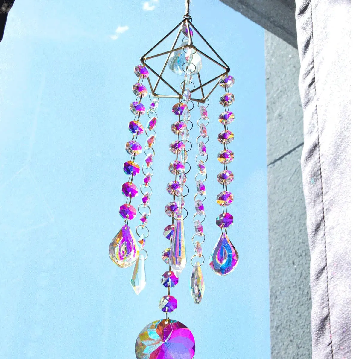 Dream Crystal Wall Hanging Wind Chime Suncatcher - Image 4