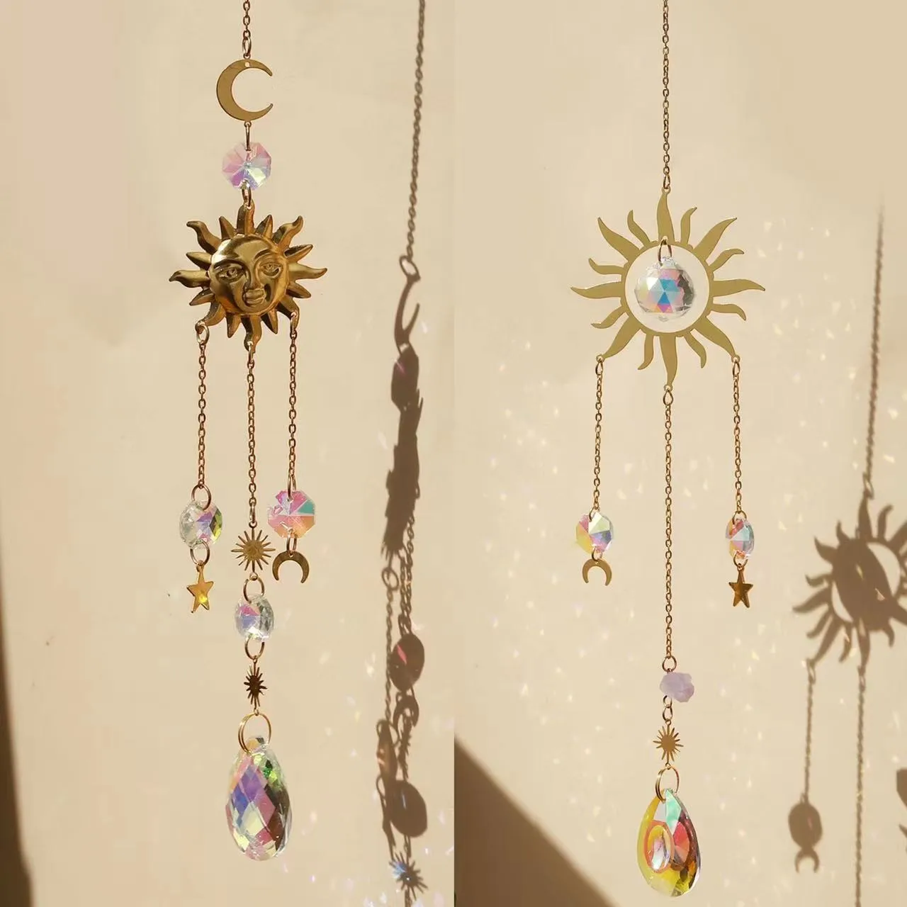 Prims Sun Crystal Suncatcher Window Hanging Decoration Pendant - Image 2