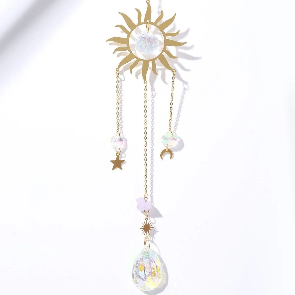 Prims Sun Crystal Suncatcher Window Hanging Decoration Pendant - Image 3