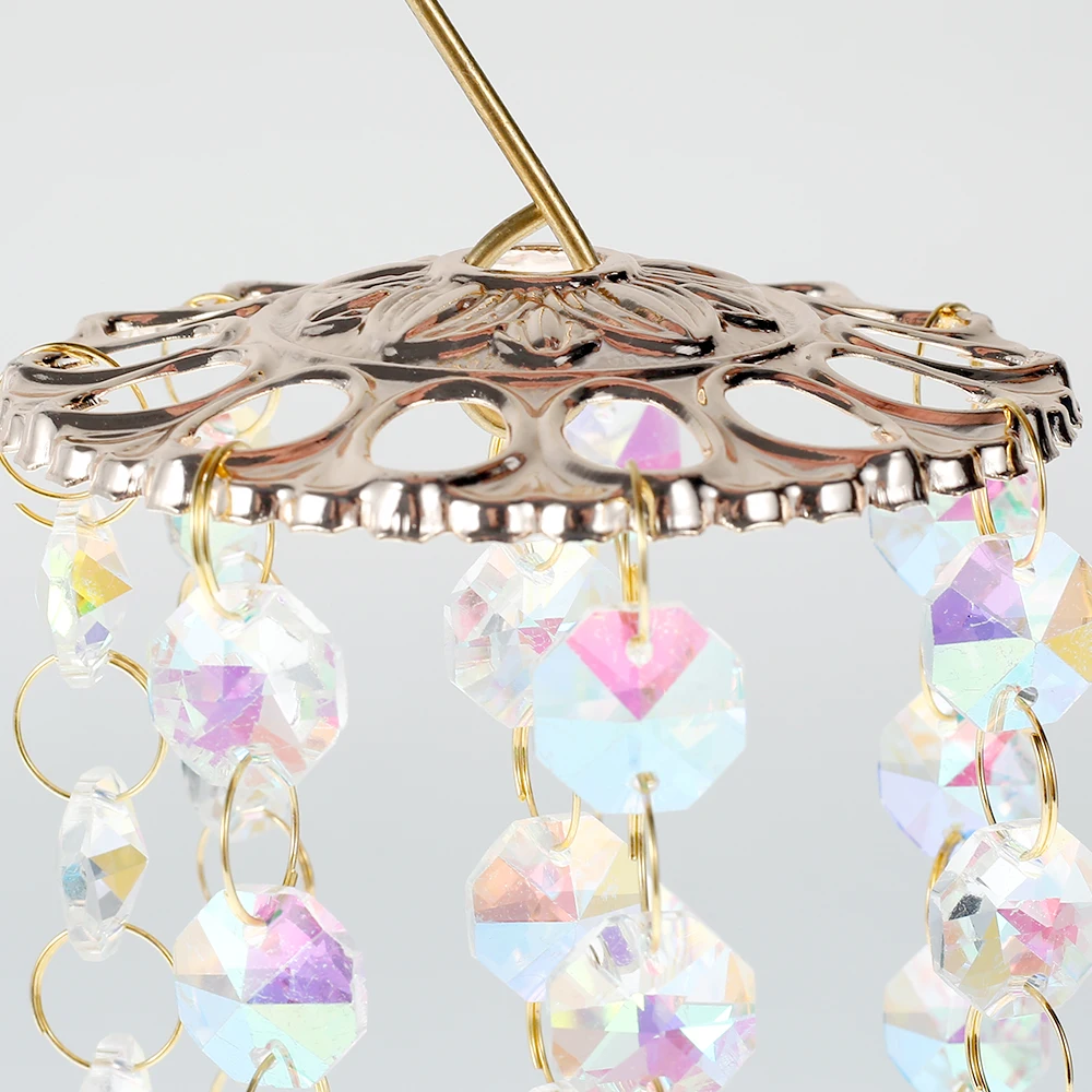 Colorful Crystal Rhinestone Wind Chimes Suncatcher - Image 5