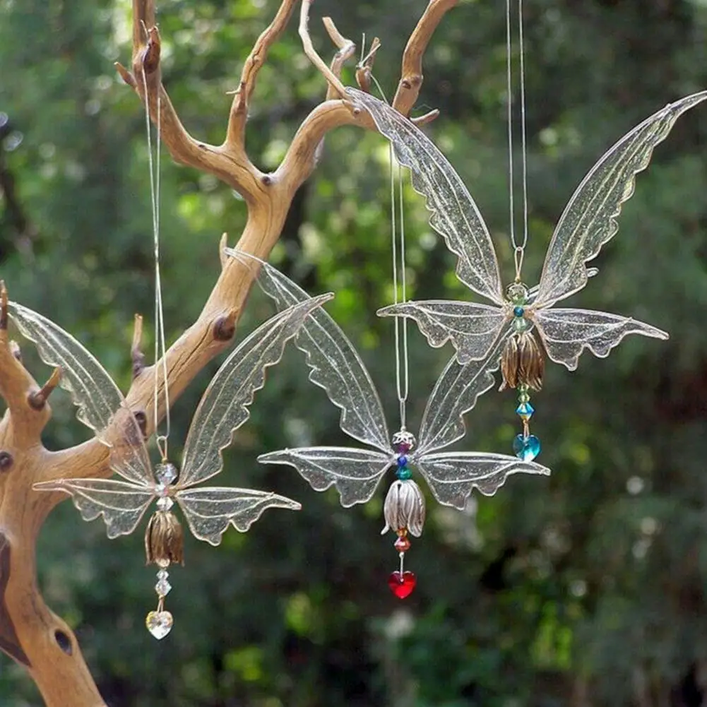Epoxy Fairy Butterfly Suncatcher Creative Wind Chime - Image 2