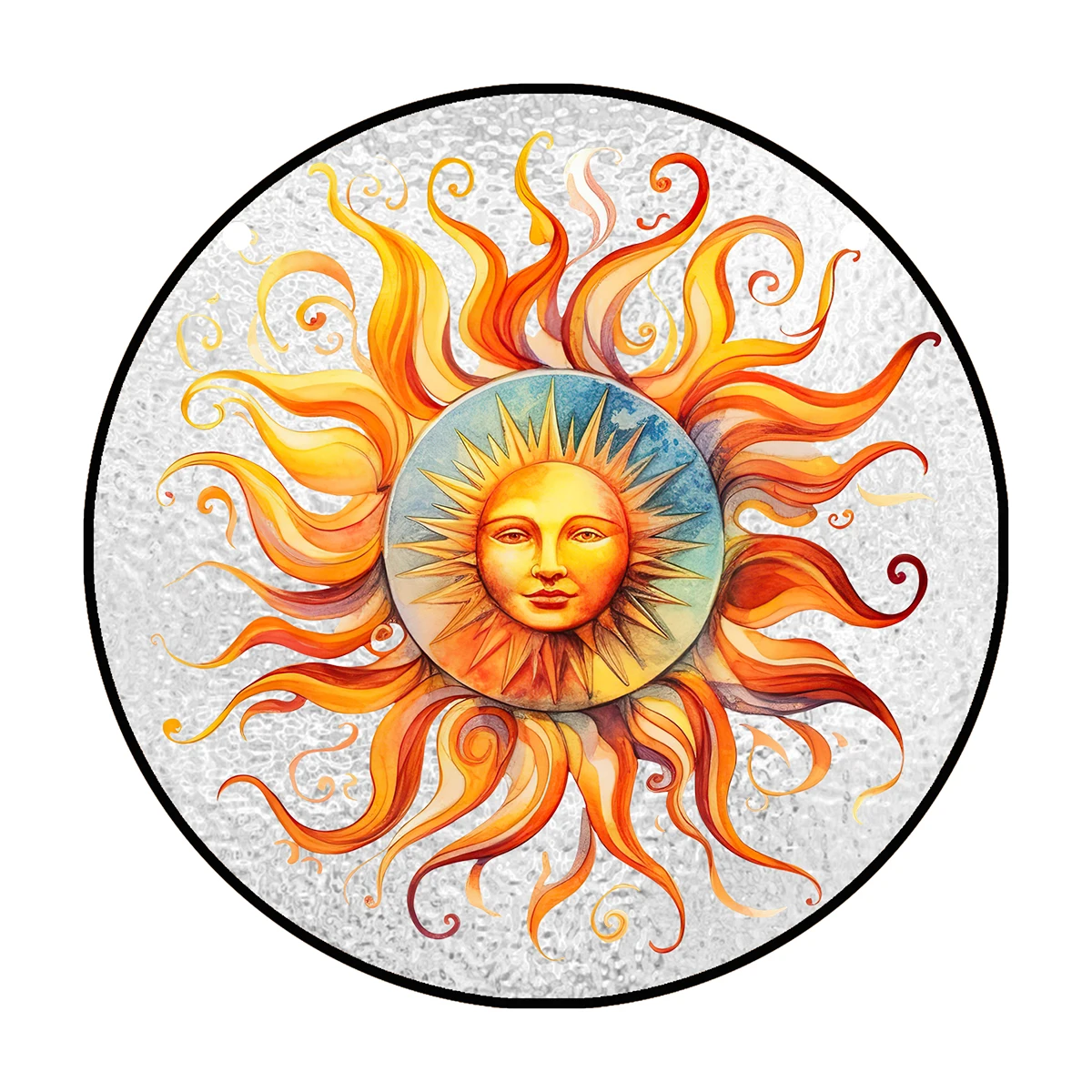 Glass Pattern Sun Decor Stained Suncatcher for Window Hangings - Image 2
