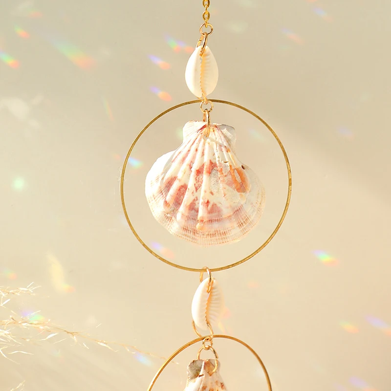 Shells Crystal Rainbow Prism Suncatcher Decoration - Image 2