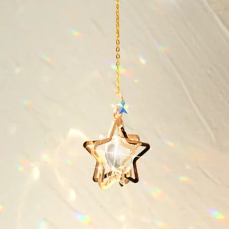Star Crystal Light Catcher Decoration Suncatcher