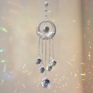 Jewelry Crystal Wind Chimes Window Hanging Light Catcher Suncatcher