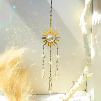 Crystal Sun Rainbow Design Suncatchers Window Hanging Decoration