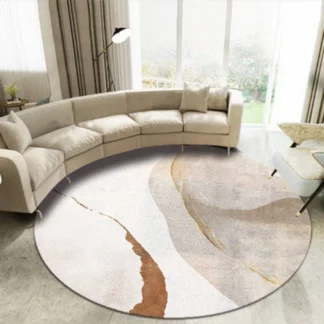 Light Luxury Round Decorative Rug