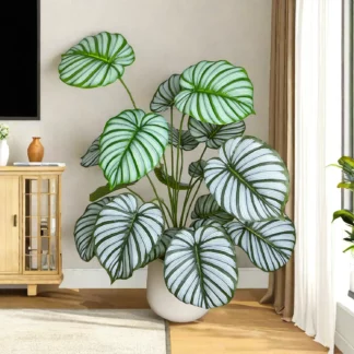 65/100cm Monstera Plastic Plant Potted Artificial Plant for Home Decor Office