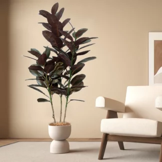 6FT Large Artificial Tropical Ficus Tree For Home Garden Shop Decor