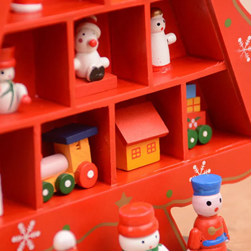 Wooden Christmas Tree Creative Desktop Decoration - Image 3