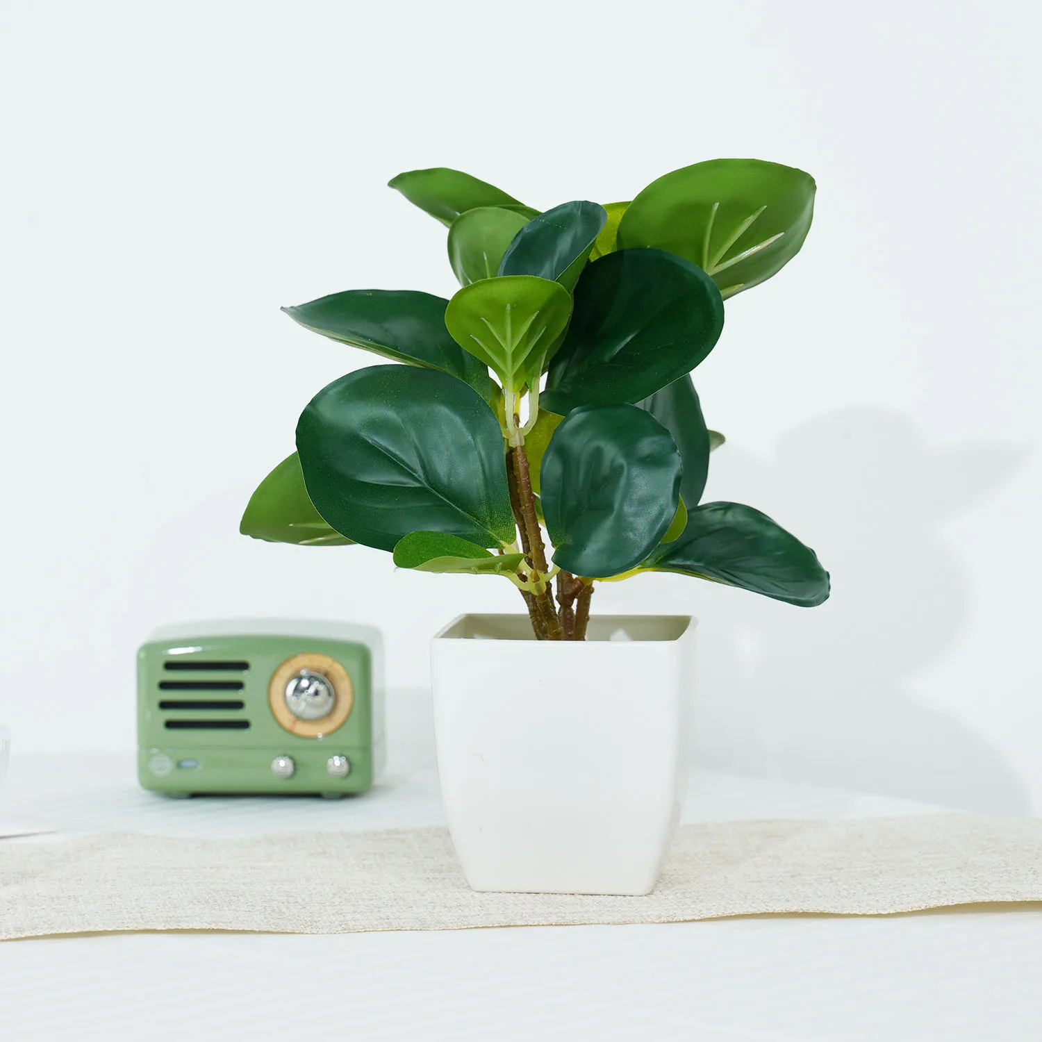 Small Artificial Bonsai Plants Simulation Pots for Garden Hotel Home Office Decor - Image 2