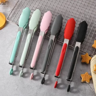 Creative Non-Slip Silicone Food Tong Kitchen Tools