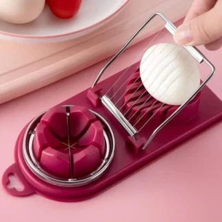 2-in-1 Multifunctional Fruit Vegetable Egg Slicer Cutter