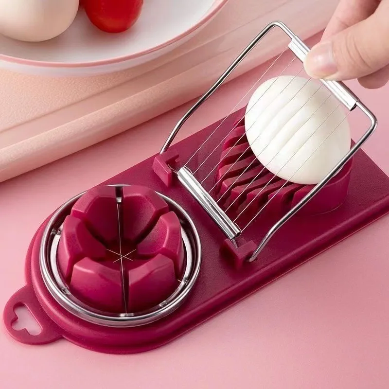2-in-1 Multifunctional Fruit Vegetable Egg Slicer Cutter