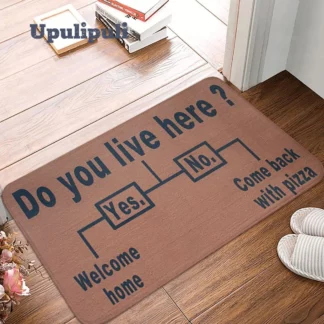 Funny Welcome Choice Non-Slip Doormat
