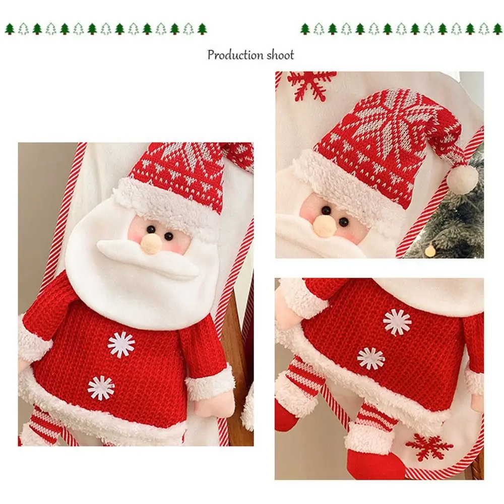 Large Capacity Santa Claus Hanging Christmas Gift Bag Xmas Decorative Socks - Image 4