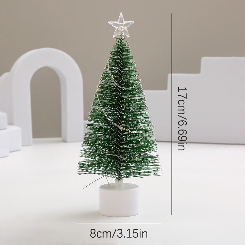3PCS LED Christmas Tree Miniature Decorations - Image 2
