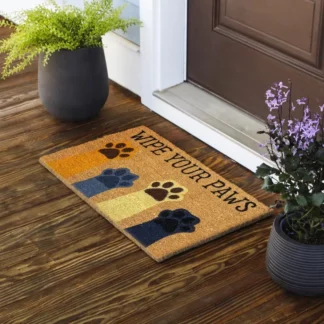 Lovely Cartoon Cat Paws Patterned Non-slip Floor Dooor Mat