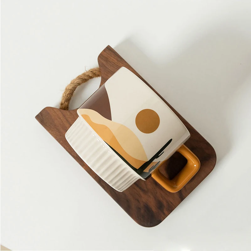 320ML Retro Morandi Ceramic Coffee Cup - Image 2