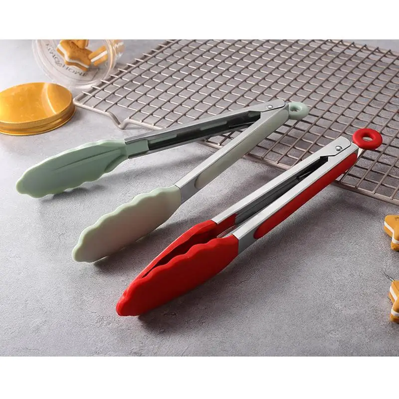 Creative Non-Slip Silicone Food Tong Kitchen Tools - Image 3