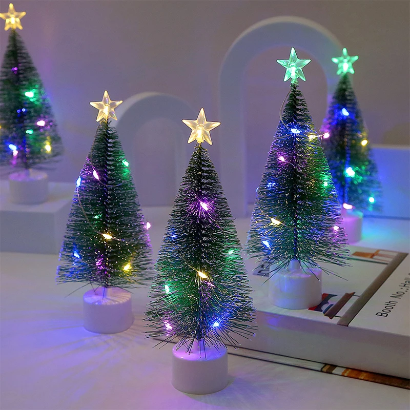 3PCS LED Christmas Tree Miniature Decorations - Image 6