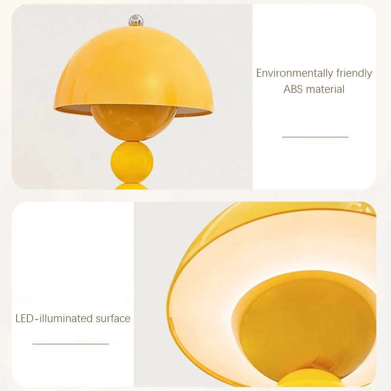 Nordic Flower Pot LED Table Lamp Interior Decor - Image 3