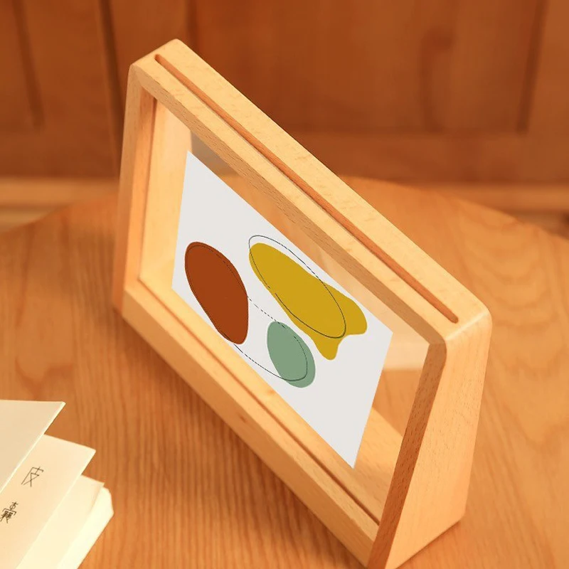 Wooden Rectangle Photo Frame for Home Decor - Image 4