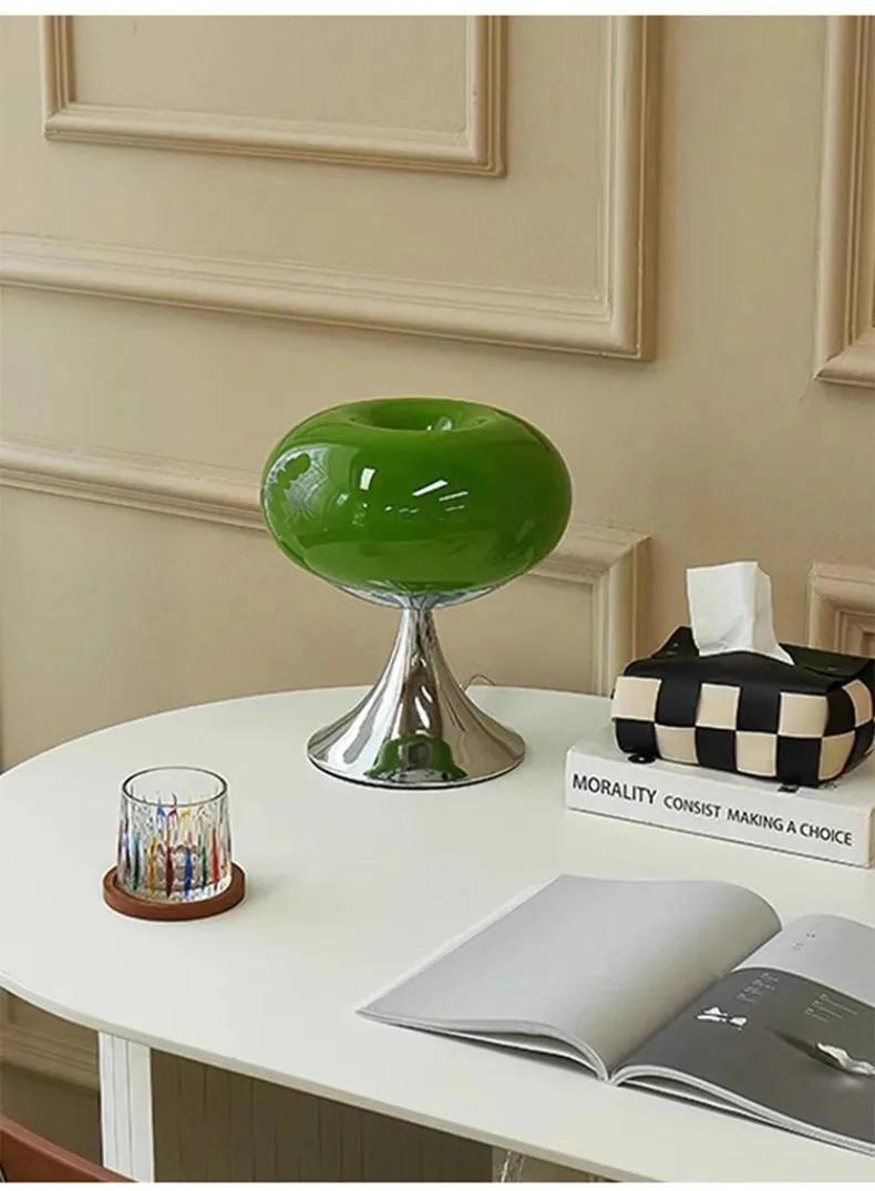 Green Apple Table Lamp Art Creative Lights Home Decor - Image 4