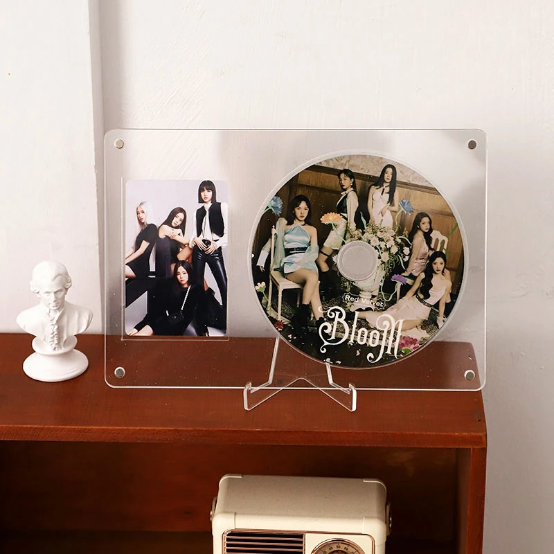 Acrylic Transparent CD Display Photo Frame Photocard Holder - Image 4