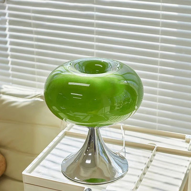 Green Apple Table Lamp Art Creative Lights Home Decor